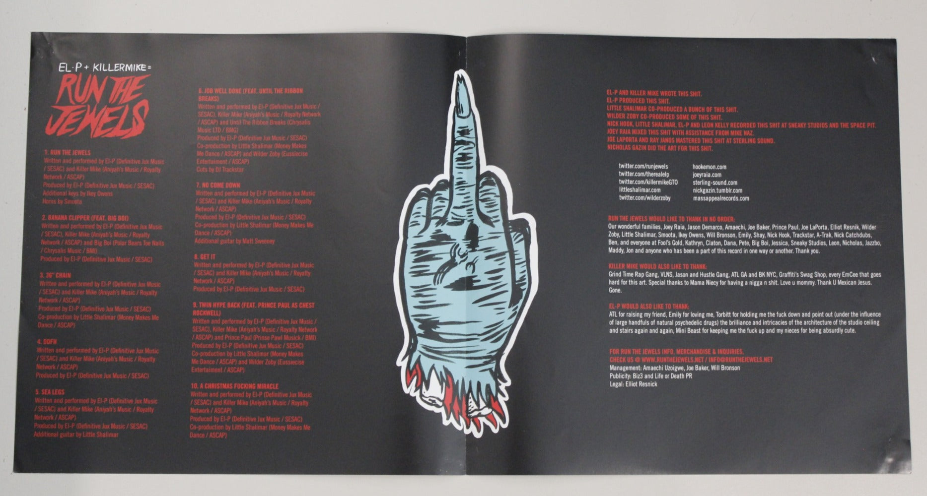 Run The Jewels - Run The Jewels (Mass Appeal) Vinyl Record poster 1