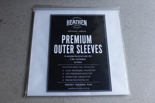 Heathen Records Premium Outer Sleeves