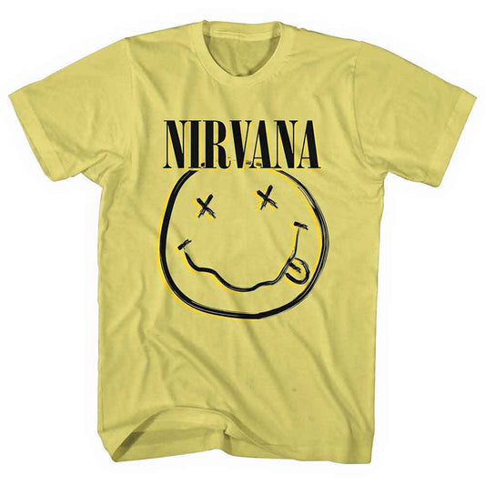 Nirvana - Inverse Happy Face (Yellow)