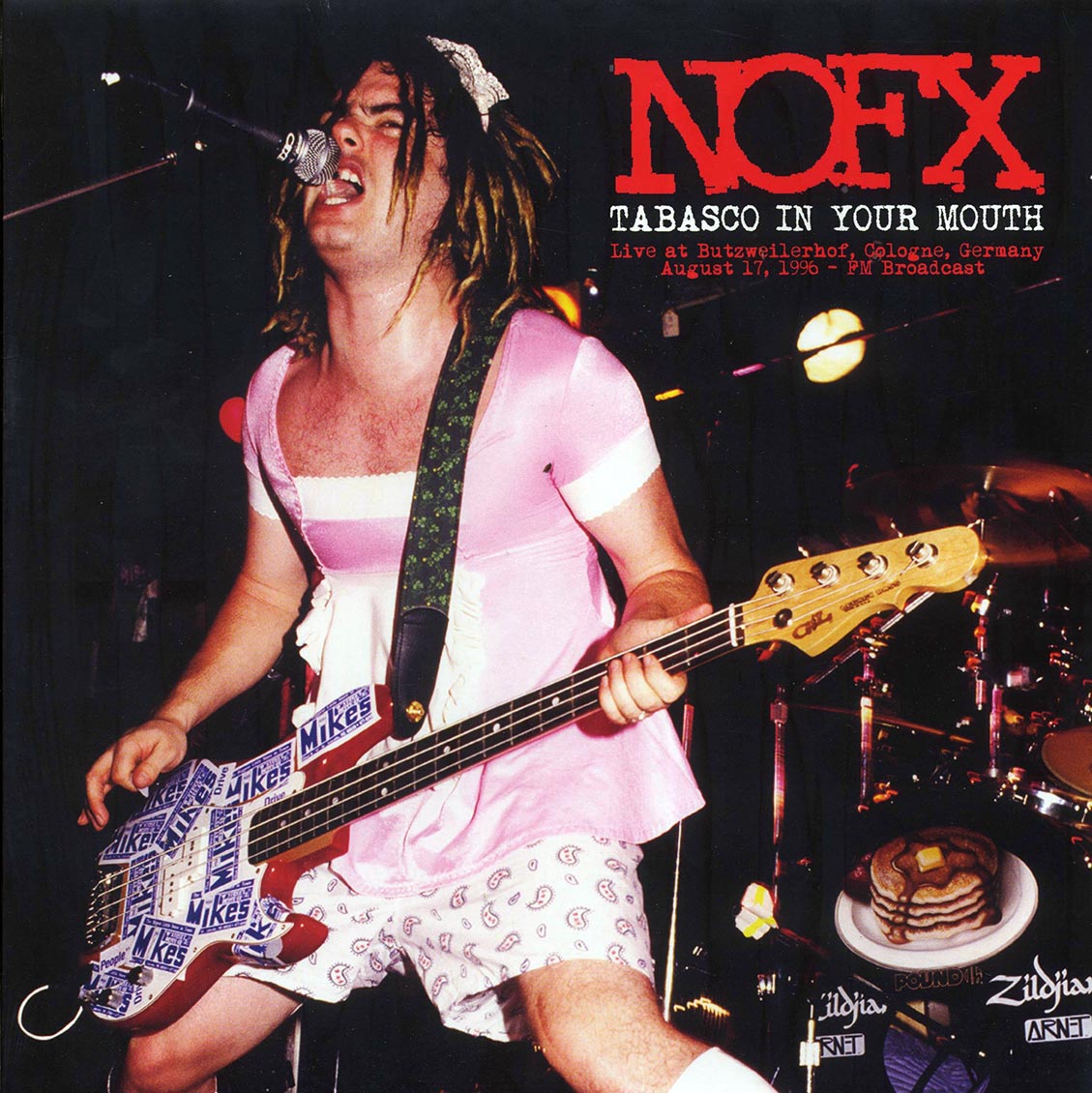 NOFX - Tabasco In Your Mouth: Live At Butzweilerhof, Cologne, Germany August 17, 1996 Vinyl Record (Mind Control) cover