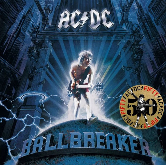 AC/DC - Ballbreaker (50th Anniversary Edition, Gold Color Vinyl Record) front