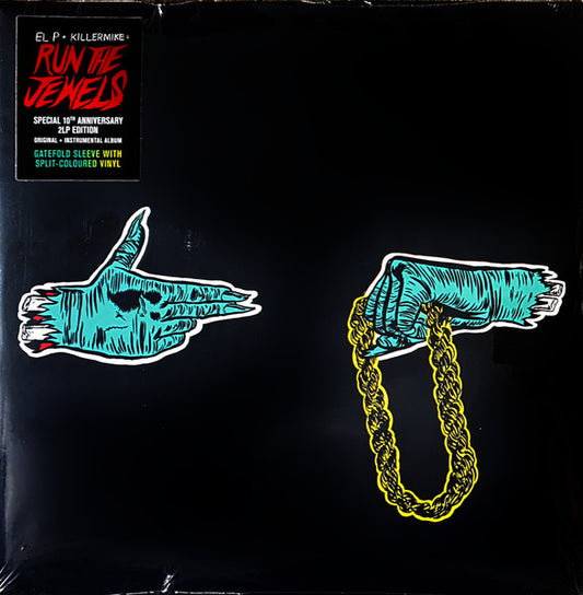 Run The Jewels - Run The Jewels (2LP) Colored Vinyl Record, 10th Anniversary, gatefold)