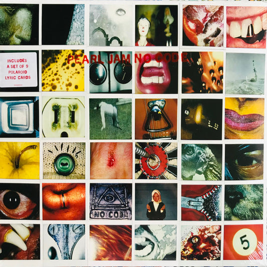 Pearl Jam - No Code (LP) (150g Vinyl Record, original packaging, including set of nine replica Polaroids/lyric cards) front