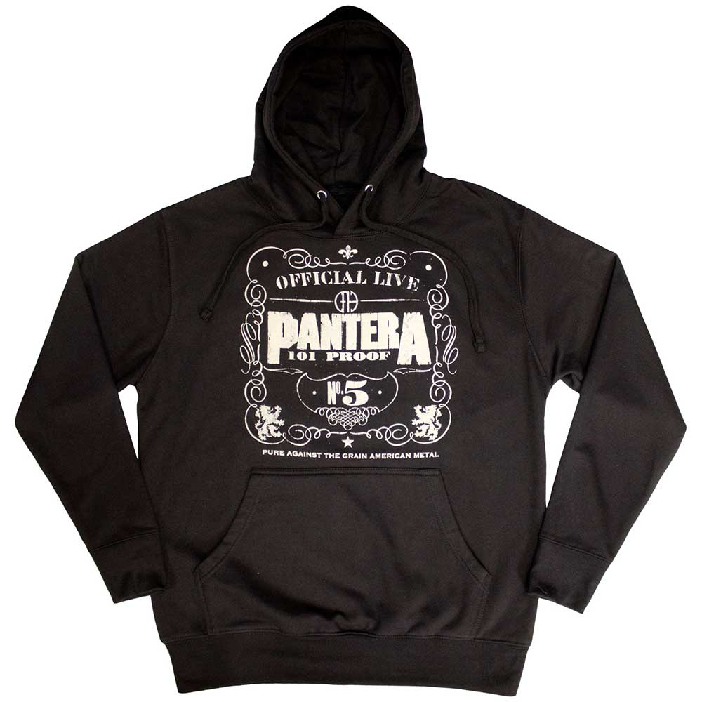 Pantera - 101 Proof Pullover Hoodie (Black)