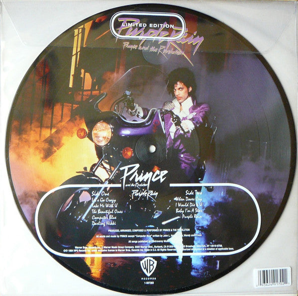 Prince and The Revolution - Purple Rain (LP Ltd. Picture Disc Vinyl Record) front