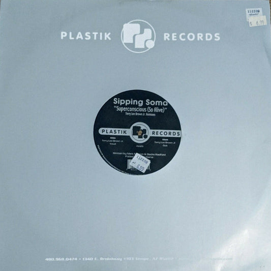 Sipping Soma - Superconscious (So Alive) (Terry Lee Brown Jr. Remixes) (12") Vinyl Record cover