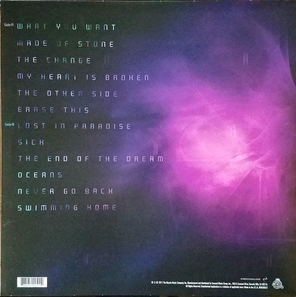 Evanescence - Evanescence (LP) Vinyl Record rear