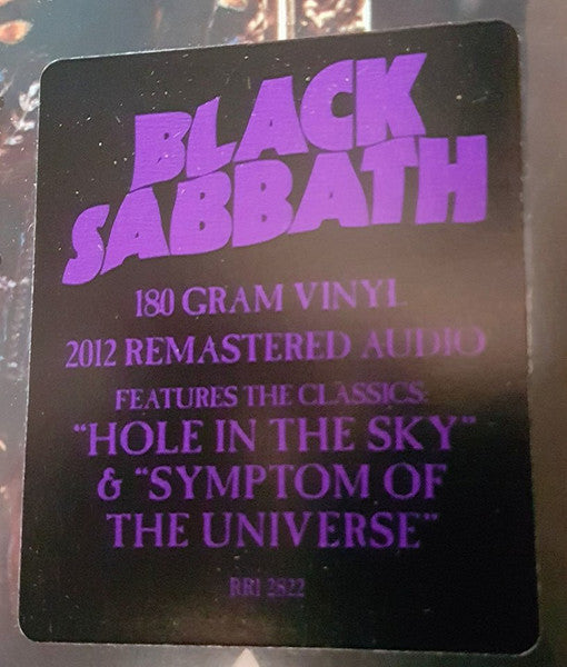 Black Sabbath – Sabotage (LP 180g Remastered Vinyl Record) sticker