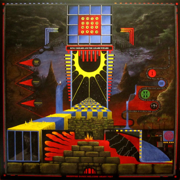 King Gizzard & The Lizard Wizard - Polygondwanaland (4-Color Vinyl, download of live show, lyric insert, poster) Vinyl Record front