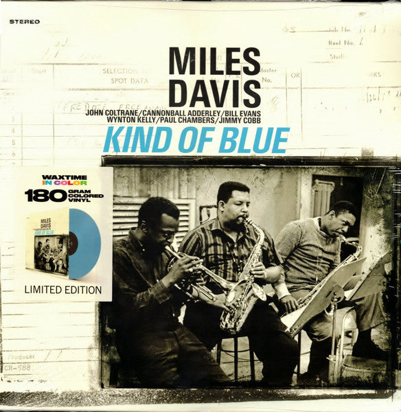 Miles Davis - Kind Of Blue (180g, Blue Colored Vinyl, Ltd) Vinyl Record front