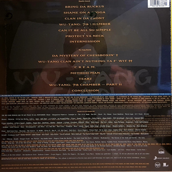 Wu-Tang Clan – Enter the Wu-Tang (36 Chambers) (LP Ltd. Yellow Vinyl) rear