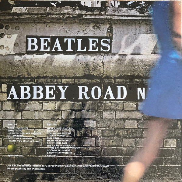 The Beatles - Abbey Road (Anniversary Edition) Vinyl Record rear