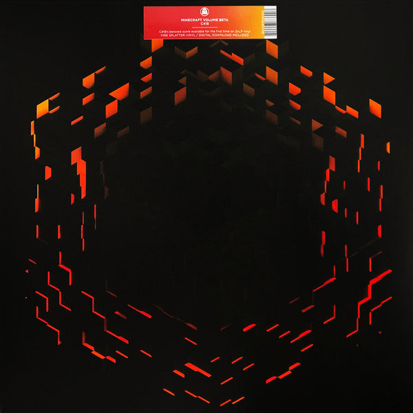 C418 - Minecraft Volume Beta (Red Orange & Yellow Splatter 2LP Vinyl Record) front