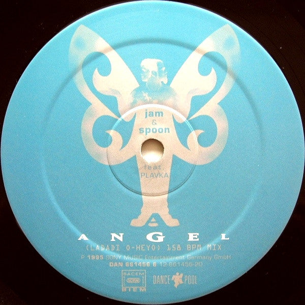 Jam & Spoon Feat. Plavka - Angel (Ladadi O-Heyo) (12") Vinyl Record label 1