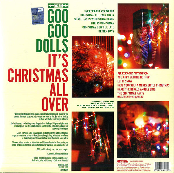 The Goo Goo Dolls - It's Christmas All Over (LP) Vinyl Record rear