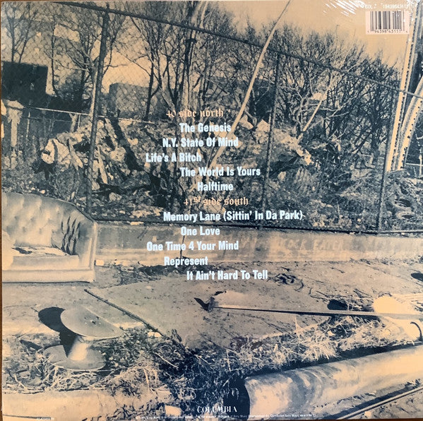 Nas – Illmatic (LP Limited Edition Clear Vinyl Record) rear