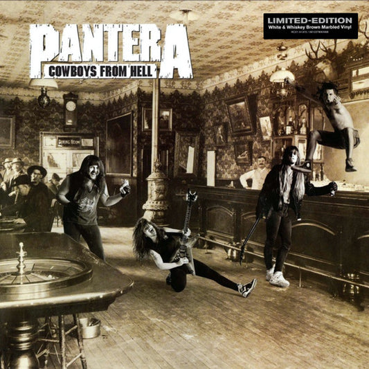 Pantera - Cowboys From Hell (Indie Exclusive LP Marbled Brown Vinyl Record) front