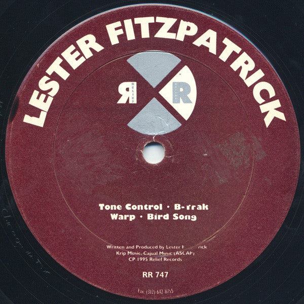 Lester Fitzpatrick - Tone Control (12") Vinyl Record label 1