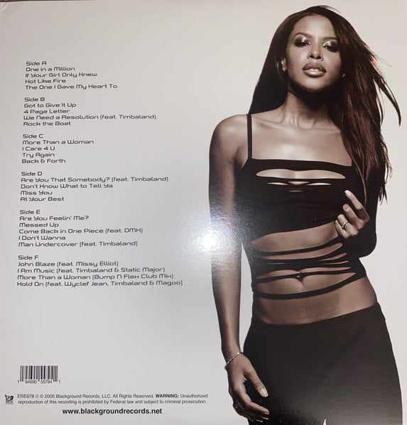 Aaliyah - Ultimate Aaliyah (3LP Vinyl Record) rear