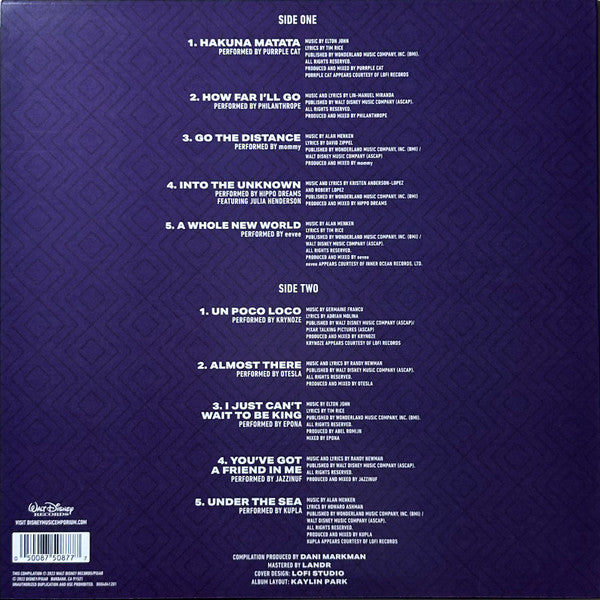 Lofi Minnie: Focus (Purple Vinyl LP) rear