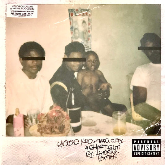 Kendrick Lamar - good kid, m.A.A.d city (2LP) (Translucent Milky Clear Vinyl Record, 10th Anniv. Edition)