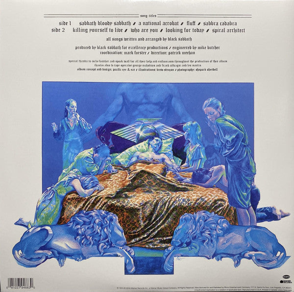 Black Sabbath – Sabbath Bloody Sabbath (LP 180g Remastered Vinyl) rear
