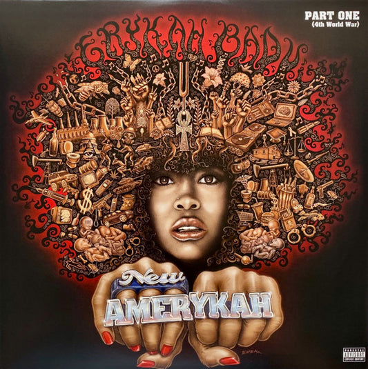 Erykah Badu - New Amerykah Part One (2LP) (Purple Vinyl Record) front