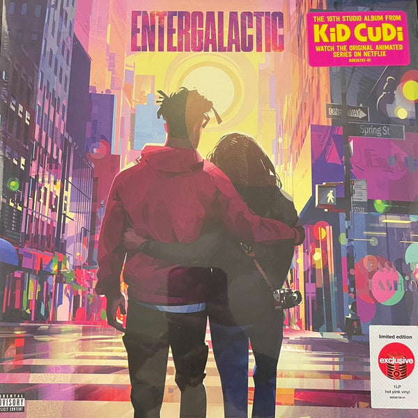 Kid Cudi - Entergalactic (LP Hot Pink Vinyl Record) front