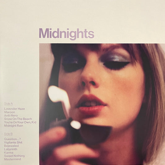 Taylor Swift – Midnights (Limited Edition Love Potion Lavender Marbled Vinyl LP) cover