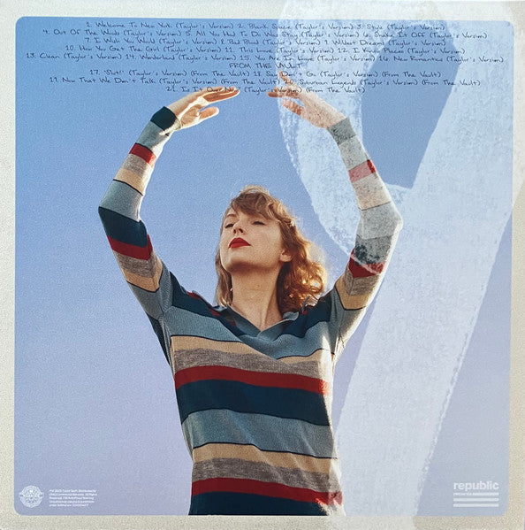Taylor Swift – 1989 (Taylor's Version) (Sunrise Boulevard Yellow Vinyl 2LP) rear