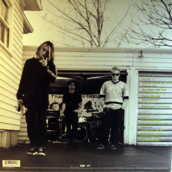 Everclear – Sparkle And Fade (Ltd. First Pressing 1995 with 7" Promo) Viny Record rear