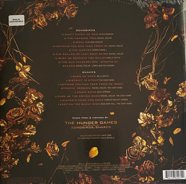 The Hunger Games: The Ballad of Songbirds & Snakes (Orange Vinyl Record) rear