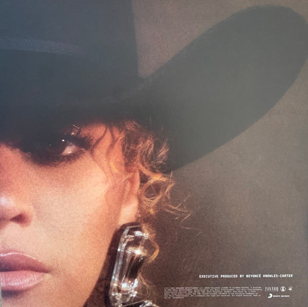 Beyonce - Cowboy Carter (2LP) (Blue Vinyl Record) rear