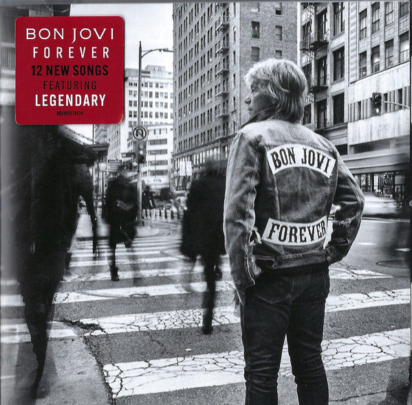 Bon Jovi – Forever (Limited Edition Sunburst Splatter Clear Vinyl LP) cover