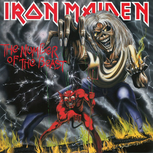 Iron Maiden – The Number Of The Beast (LP Remastered Vinyl Record) cover