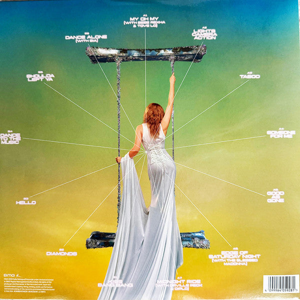 Kylie Minogue – Tension II (Crystal Clear Vinyl, Gatefold LP) rear