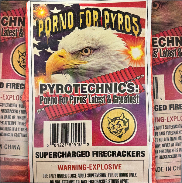 Porno For Pyros – Pyrotechnics: Porno For Pyros' Latest & Greatest (Limited Edition Clear & Orange Vinyl LP) cover