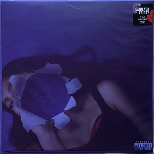 Olivia Rodrigo – GUTS (Spilled) (2LP RSD Exclusive Red & Purple Marbled Vinyl, Deluxe Edition) cover