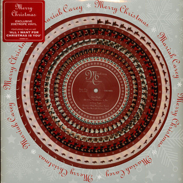 Mariah Carey – Merry Christmas (Zoetrope Vinyl LP) cover