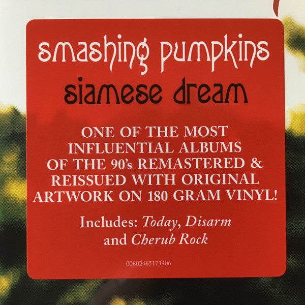 The Smashing Pumpkins - Siamese Dream (2LP Original Artwork 180g Remastered Vinyl Record) sticker
