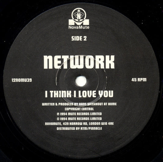 Network - Anechoic Conditions / I Think I Love You (12") Vinyl Record side A