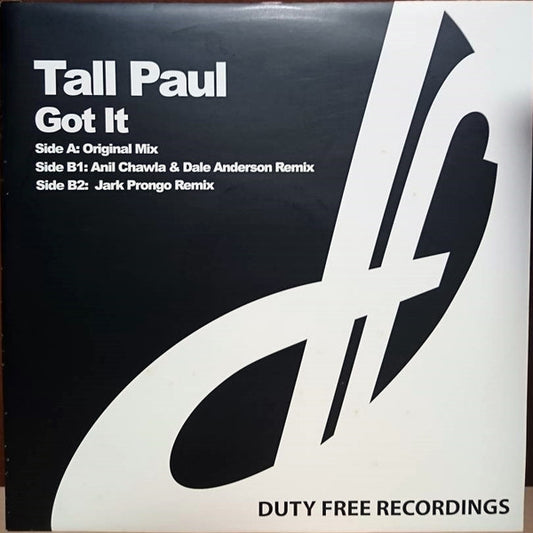 Tall Paul - Got It (12") Vinyl Record front