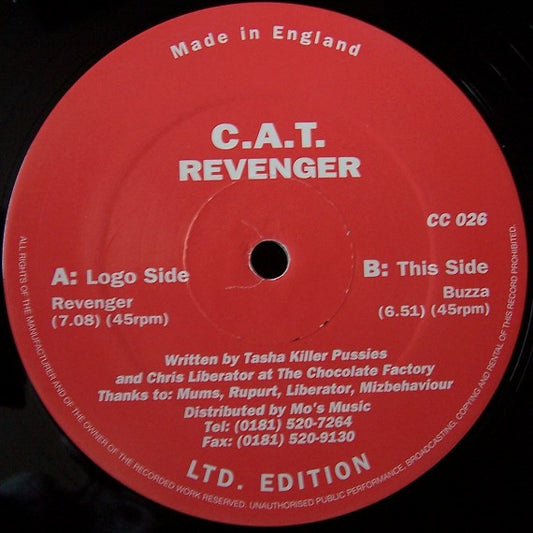 C.A.T - Revenger / Buzza (12", Ltd) Vinyl Record