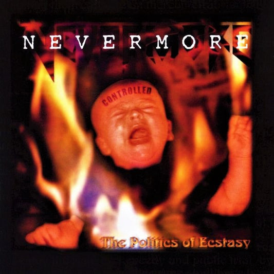 Nevermore – The Politics Of Ecstasy (Ltd. RSD Deluxe Orange Vinyl 2LP) cover