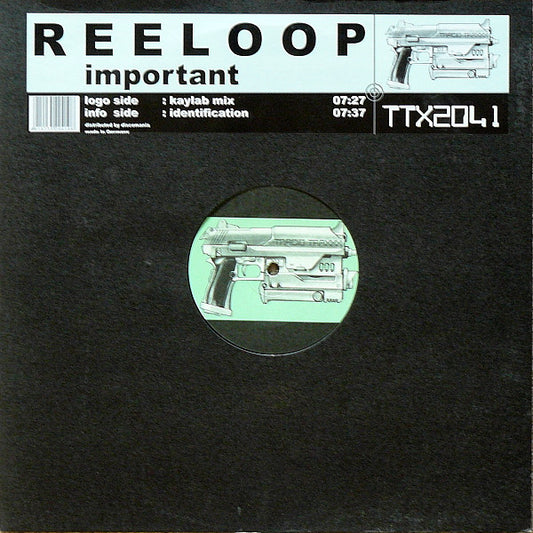 Reeloop - Important (12") (Signed) Vinyl Record cover