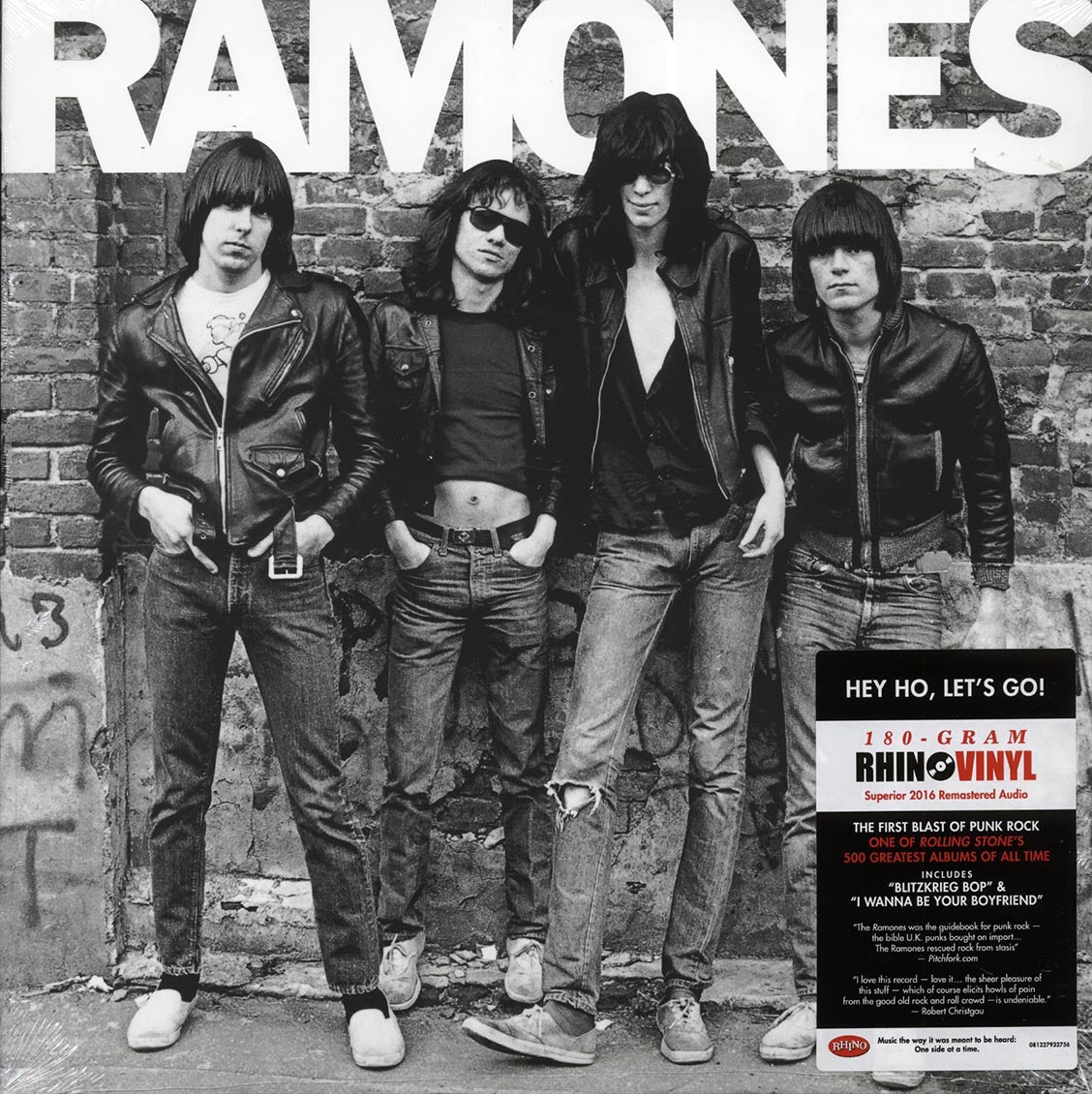 The Ramones - The Ramones (Rhino Vinyl/Sire) (180g) (Remastered) Vinyl Record Front