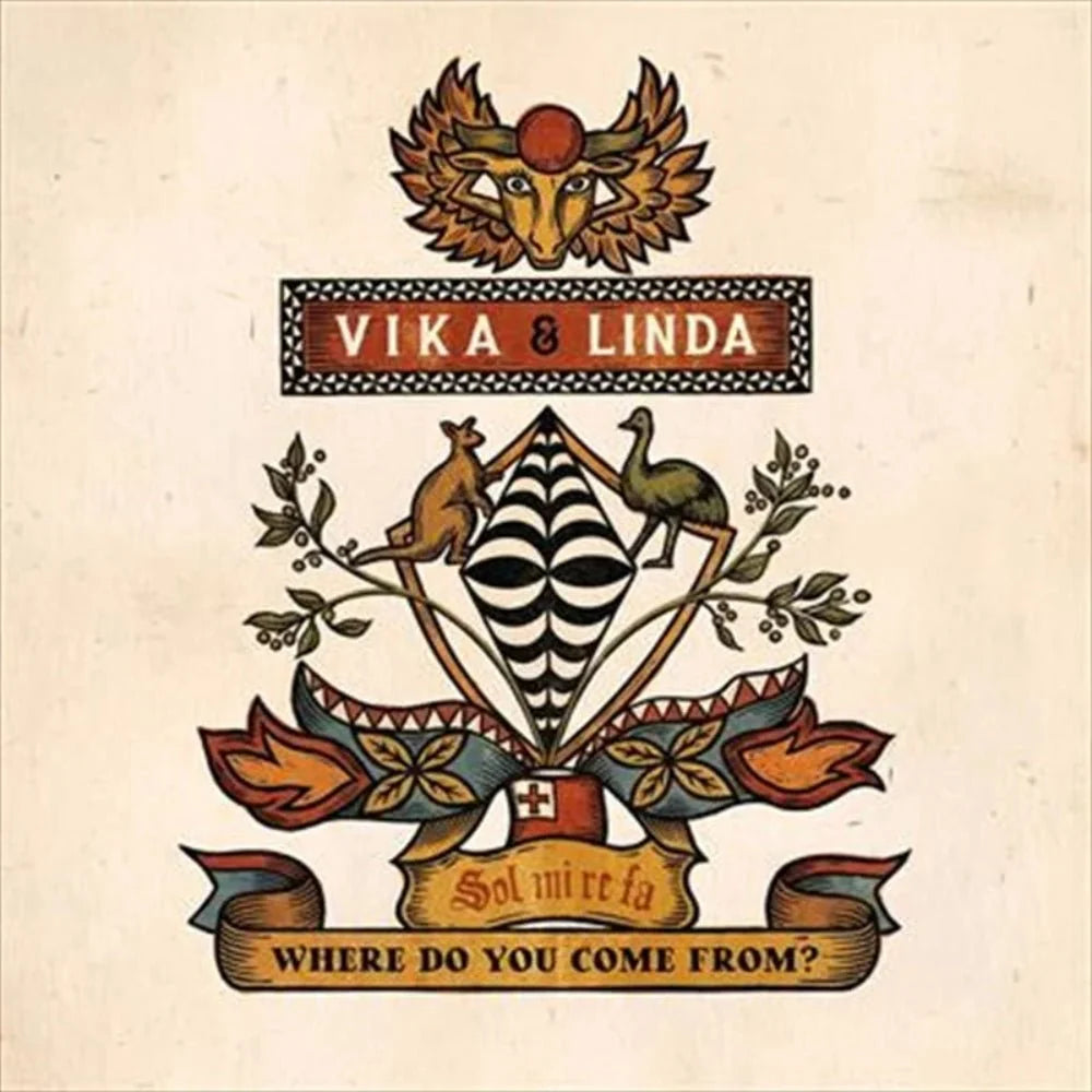 Vika & Linda – Where Do You Come From? (Signed Red Vinyl LP) cover