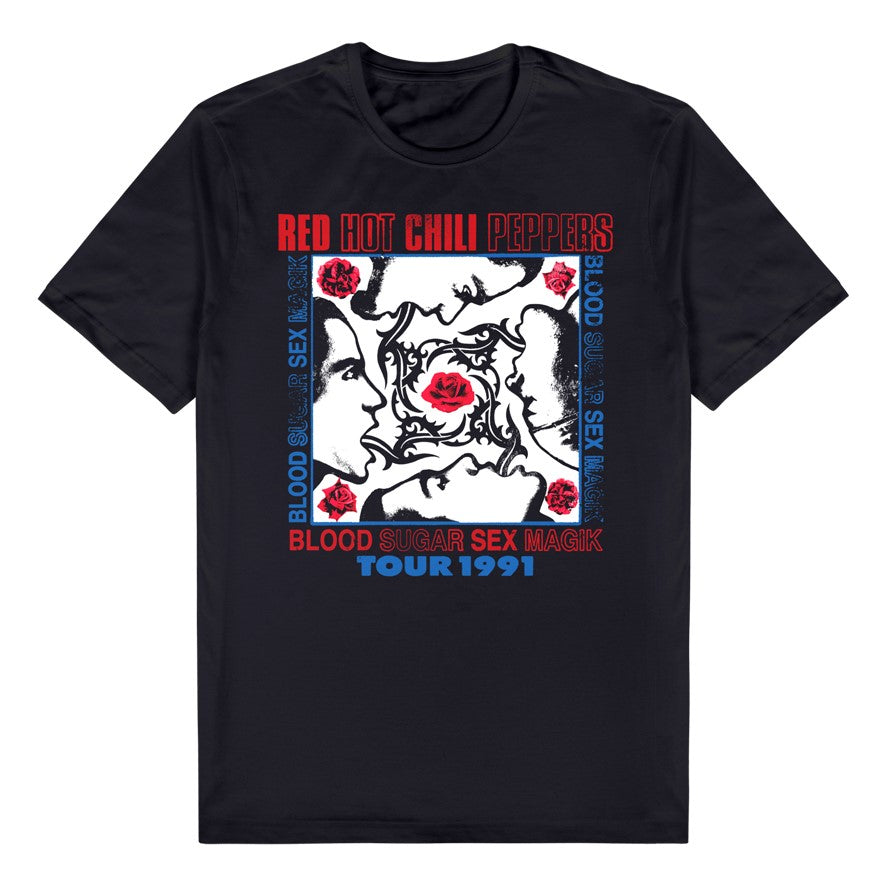 Red Hot Chili Peppers - Blood Sugar Tour 1991 T-Shirt (Black)