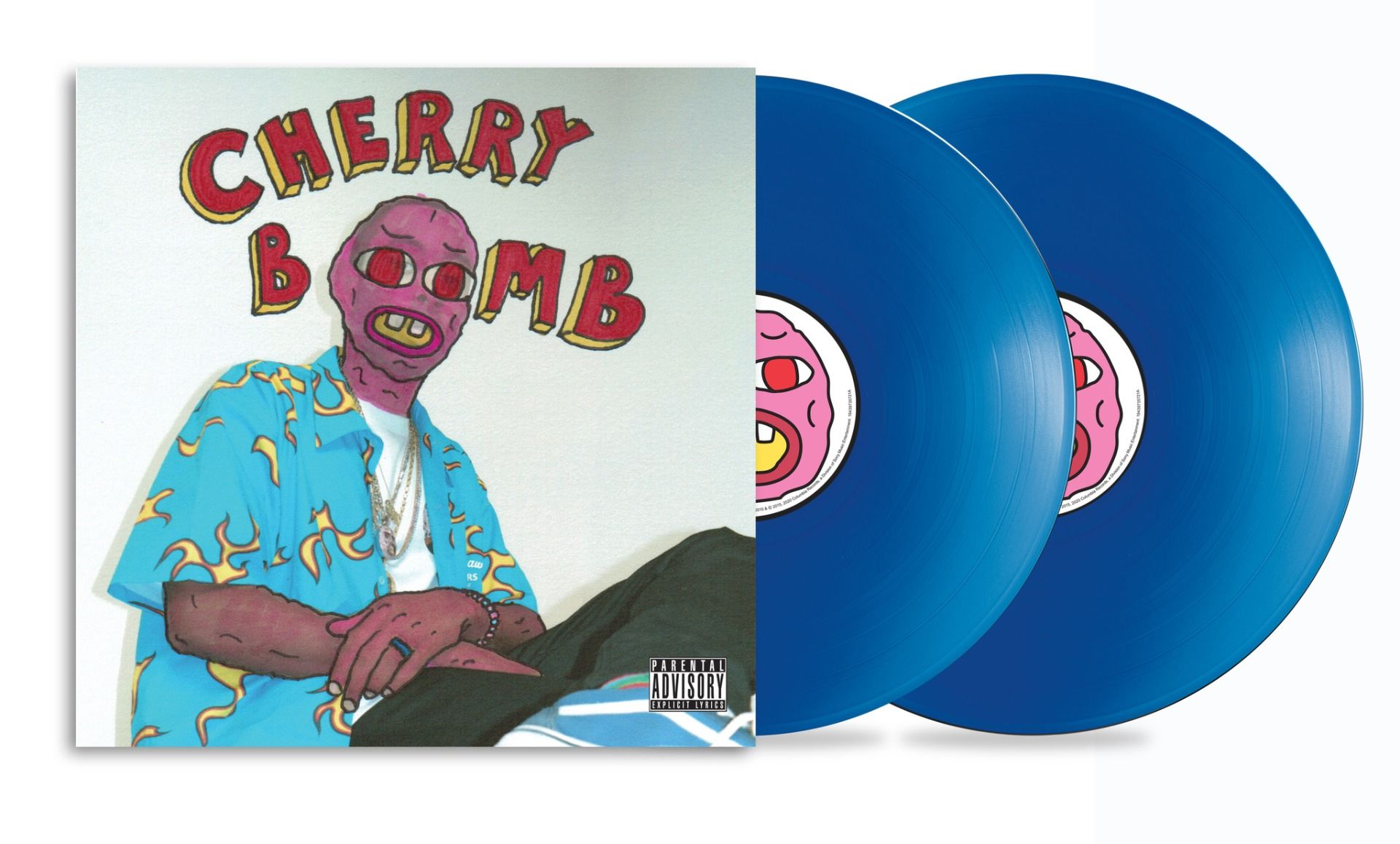 Tyler, The Creator - Cherry Bomb (2LP Mask Cover Translucent Blue Vinyl Record) Pre-Order vinyl