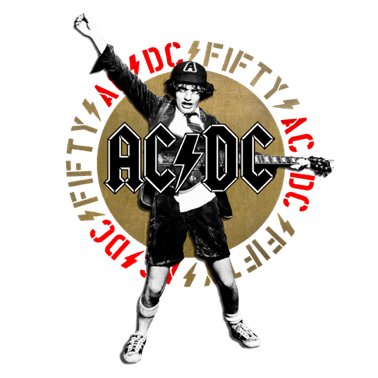 AC/DC - If You Want Blood You've Got It (50th Anniversary Edition, Gold Color Vinyl Record) fifty